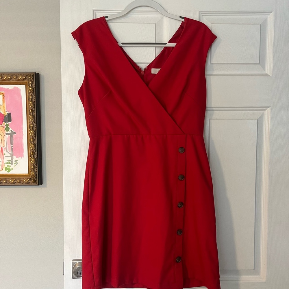 LOFT Red Dress